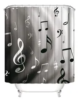 Comprar V Shocur Cortina De Ducha Moderna, Notas Musicales En