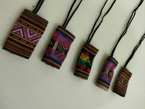 Quena De Bambu + Funda Protectora De Tela + Tali Ó Colgador (Usado)