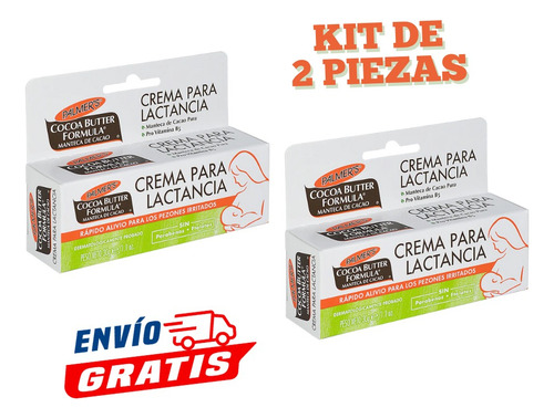 Palmer Crema Lactancia Manteca Cacao Pezones Irritados 2 Pz