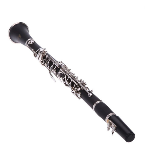 Clarinete Baquelita 17 Teclas B Plano Soprano Niquelado