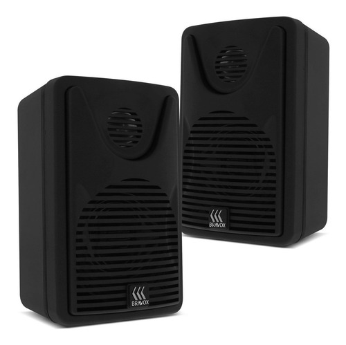 Caixa Acústica Bravox 30 Rms Foco 35 Som Ambiente Preta(par)
