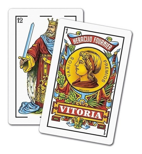 Set 2 Naipes Español Fournier N°12 Baraja 40 Cartas