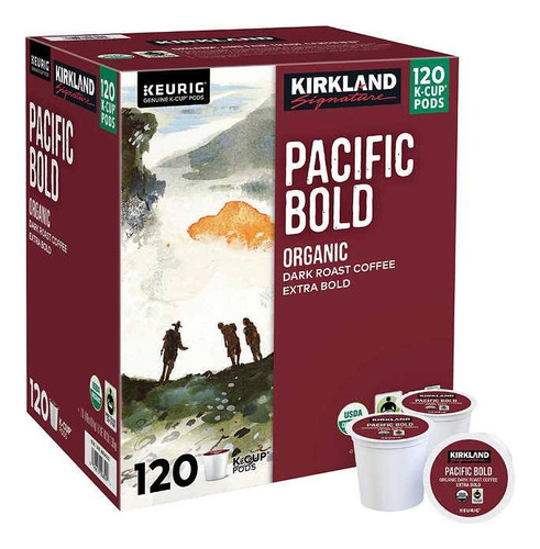 Kirkland Keurig Cafe Pacific Bold Capsulas 120 K-cup Pods