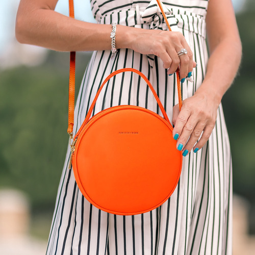 Imagen 2 de 7 de Bolsa Para Mujer Round Fy. Mediana, Bolsa Para Dama Juvenil