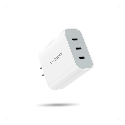 Cargador Compatible 3 Puertos Usb C Universal.