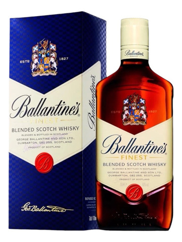 Whisky Ballantines Finest 700ml Con Sellos De Aduana