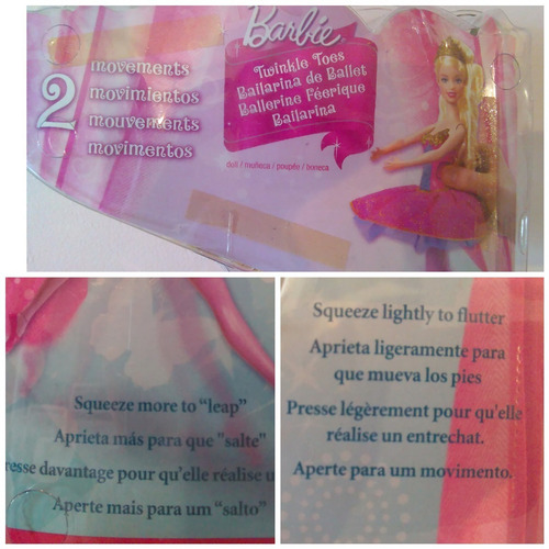 Muñeca Barbie Bailarina Salta Y Mueve Pies Mattel Original