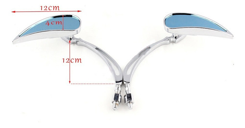ª Espejos Retrovisores Para Honda Rebel 250 Shadow 600 750