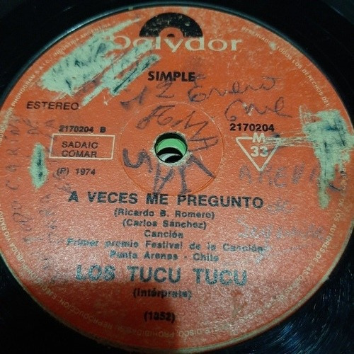 Simple Los Tucu Tucu Difusion Polydor 2170204 C13