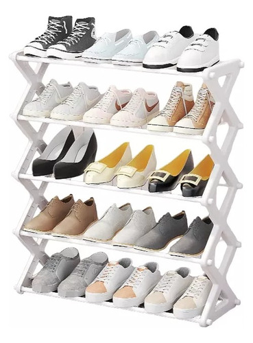 Organizador Multiuso Zapatera 5 Niveles Blanco