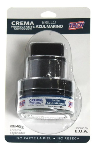 Crema Humectante Sólida Con Aplicador Calzado Azul Troy 45g