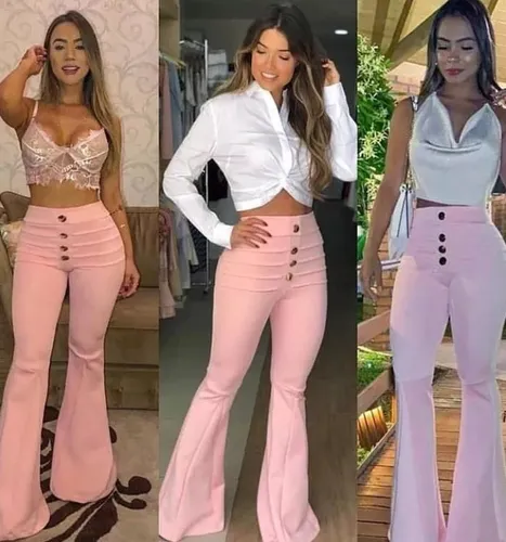 Calça flare mercado livre hot sale
