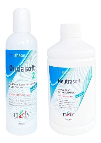 Kit Líquido Permanente N°2 E Neutralizante Ondasoft Itely