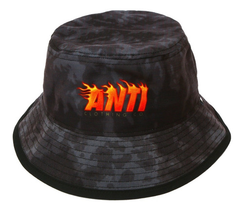 Gorro De Pescador Bucket Logo Fuego Antif247 Antifashion 