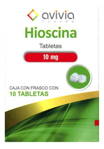 Hioscina 10 Tabletas 10mg
