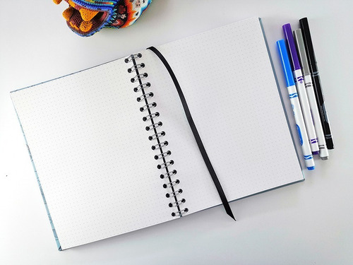 Libreta Bullet Journal 240 Pag Punteadas 22x17cm