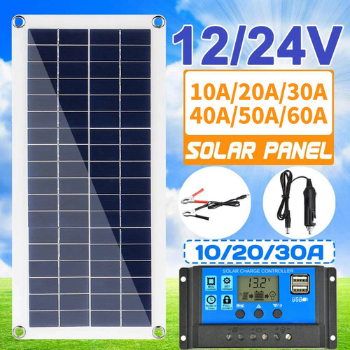 Placa De Carga Flexible Rv, Panel Portátil, 300 W, Solar