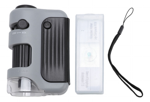 Microscopio Led 120x Portátil Educativo Para