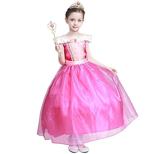 Disfraz Para Niña De Princesa Talla Para Niñas De 5-6