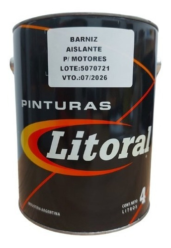 Aislante Barniz Secado Al Aire Litoral 4 L Bobinados Envío 