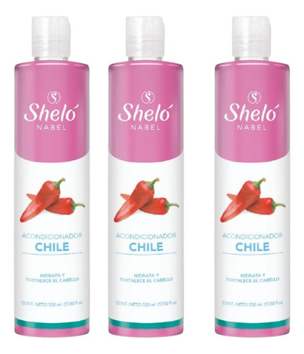 3 Pack Acondicionador De Chile Shelo