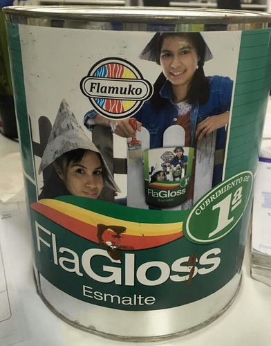 Pintura Esmalte Verde Selva Marca Flamuko