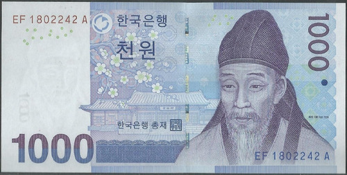 Korea Del Sur 1.000 Won Nd2007 P54a