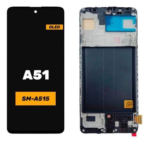 Pantalla Display Para Samsung A51 Sm-a515 Oled Con Marco