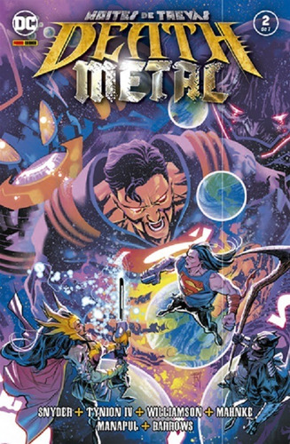 NOITES DE TREVAS - DEATH METAL 2, de Scott Snyder. Editora PANINI COMICS, capa mole em português