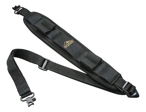 Anilletas Portafusil Correa Para Rifle Esling Sling Qd Adapt Color Negro