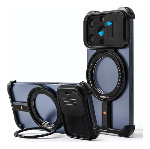 Funda Magnética For iPhone 16 Pro Max Con Funda De Cámara