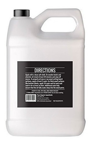 Ingredientes Organicos Puros Aceite Mineral Grado Alimentici
