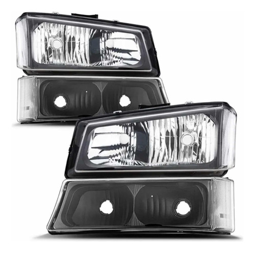 Faros Silverado Cheyenne 2003 2004 2005 2006 Cuarto Claro