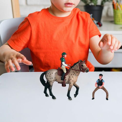 Juego De Juguetes De Animales Con Figura De Caballo Estilo A