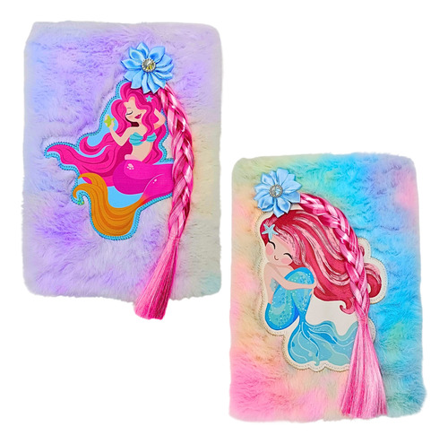 Cuaderno Peluche Sirena/unicornio- Okidoki