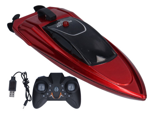 Modelo De Barco Rc Rojo Rojo Con Control Remoto Sellado Con