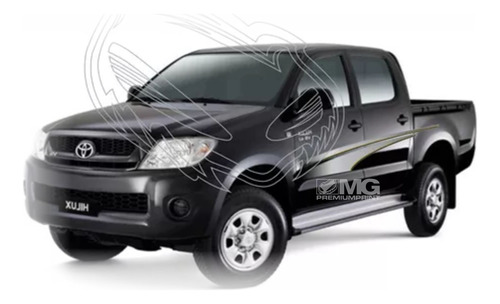 Grafica Toyota Hilux 2005 - 2009 Carroceria Negra Print 