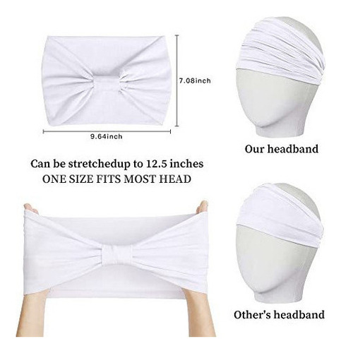 Diademas Bohemias Antideslizantes De Extra Anchas Para Mujer