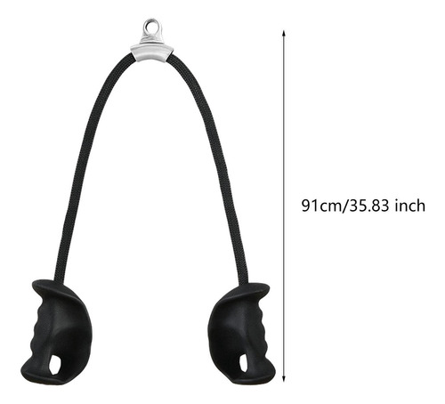 Accesorios De Cable Para Tríceps, Manijas Ergonómicas,