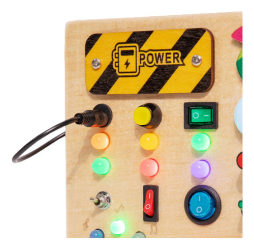 Interruptor De Luzes, Placa Ocupada, Brinquedo Montessori,