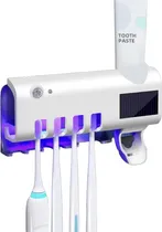 Comprar Dispenser Automatico Pasta Dental + Porta Cepillos Luz Uv