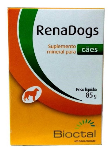 Suplemento Mineral Para Cães Renadogs 85g - Bioctal