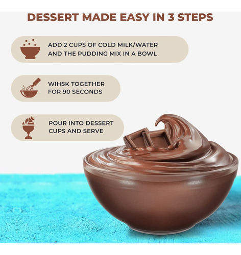 Mezcla Instantánea De Pudín De Chocolate - Mezcla De Pudín D