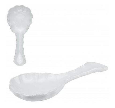 Pack 2x: Cuchara De Sitio De Ceramica Bca 30cm Largo