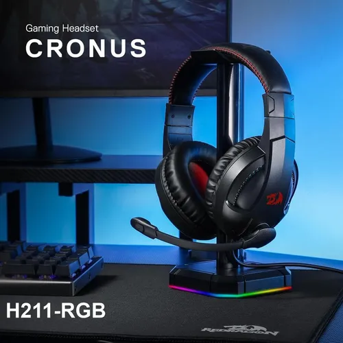 Diadema Gamer Redragon H211-rgb Cronus Micrófono Plug 3.5mm
