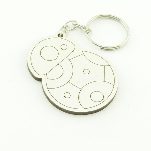 30 Chaveiros Personalizados Mdf - Bb-8 - Div-036b