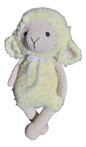 Oveja Tejida - Muñeco Apego - Amigurumi - Varios Colores Amarillo