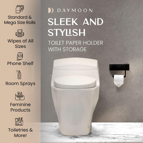 Soporte De Papel Higiénico Con Estante, Cualquier Baño