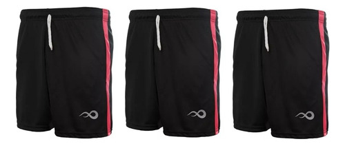 Short Hombre Running Tenis Padel Pantalon Corto X3 Unidades