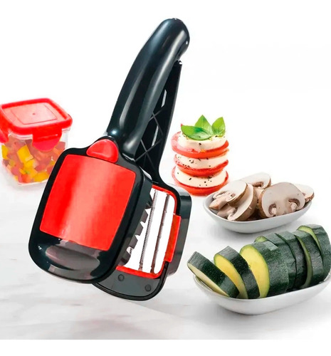 Imagem 4 de 6 de Fatiador 5 Em 1 Para Receitas Frutas Legumes E Saladas